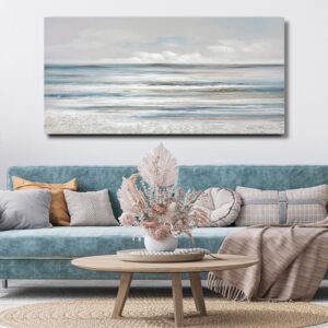 TRAIN2 ART Abstract Wall Art Modern Coastal Wall Decor...