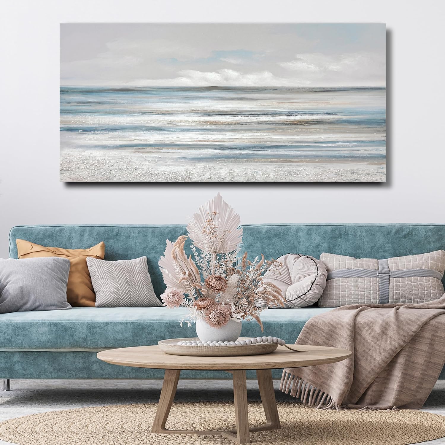TRAIN2 ART Abstract Wall Art Modern Coastal Wall Decor... TRAIN2 ART Abstract Wall Art Modern Coastal Wall Decor...