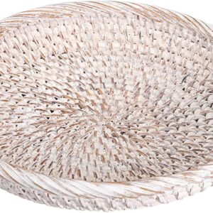 Hipiwe Small Key Basket Bowl for Entryway 7.6" Round...