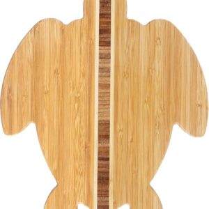 Totally Bamboo Sea Turtle Shaped Cutting Board and...
