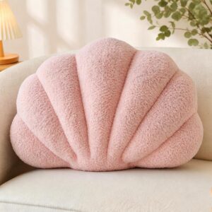 CANGHI Seashell Pillow, Light Pink 13x10 Inch Coastal...