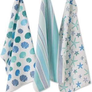 DII Fouta Beach House Vibes Collection Kitchen Linens,...