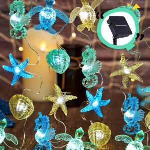 Nautical Theme Outdoor Solar Fairy Lights Ocean Décor...