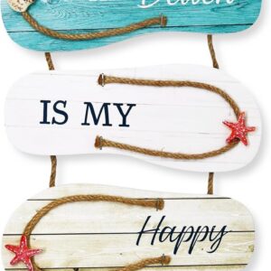 Gift Boutique Beach Wall Decor Hanging Sign, Coastal...