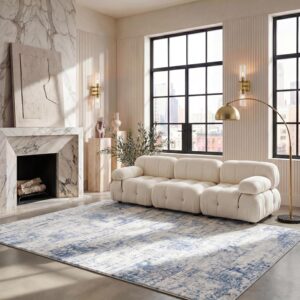 SAFAVIEH Amelia Collection Area Rug - 8' x 10', Ivory &...