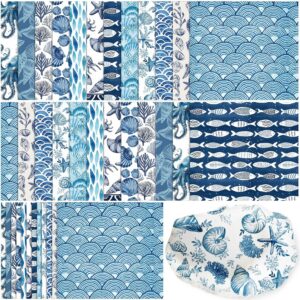 Glenmal 120 Pack Coastal Beach Blue Style Decoupage...