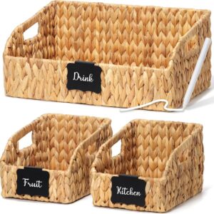 Pantry Baskets and Organizers, Large Wicker Baskets for...