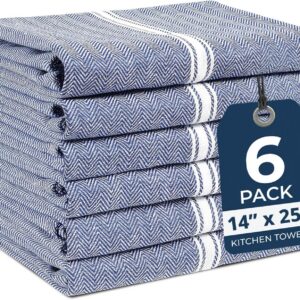 Lane Linen Kitchen Towel Set, 6 Pack 100% Cotton Hand...