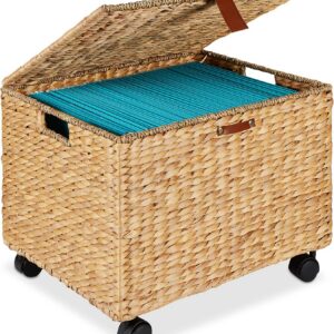 Best Choice Products Handwoven Water Hyacinth Rolling...