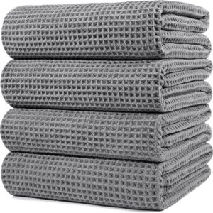 POLYTE 430 GSM Poly Blend Microfiber Quick Dry Waffle...