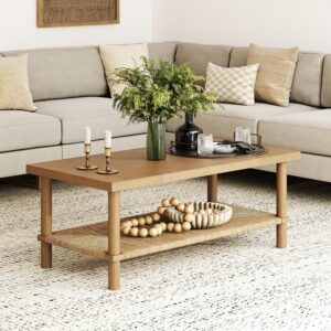 Nathan James Beacon Bohemian Coffee Table with Storage,...