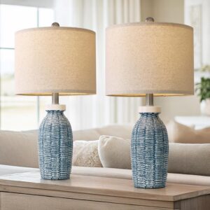 G-SAFAVA 22.75" Table Lamps for Bedroom Living Room Boho...
