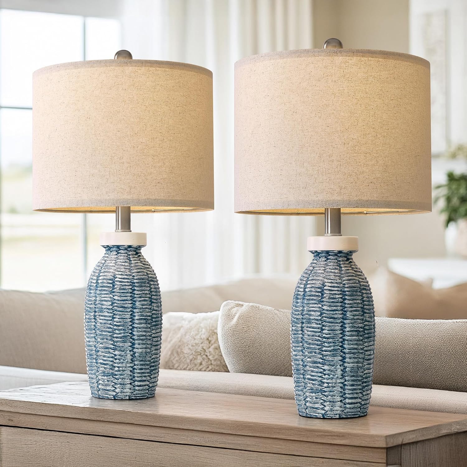 G-SAFAVA 22.75" Table Lamps for Bedroom Living Room Boho... G-SAFAVA 22.75" Table Lamps for Bedroom Living Room Boho...