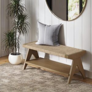 Nathan James Beacon Bohemian Bench Seat with Shoe...