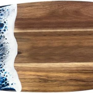 Resin Cutting Board 14.17 X 9.84 X 0.59 in Acacia Wood...