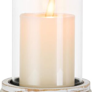 Glasseam Glass Hurricane Candle Holder, Decorative...