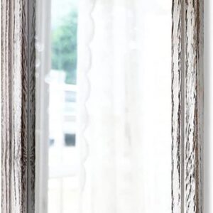 AAZZKANG Wall Mirror Rustic Wood Framed Rectangle...