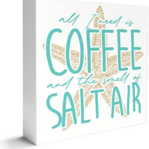 Beach Decor Wooden Box Sign, Beach Room Home Bedroom...