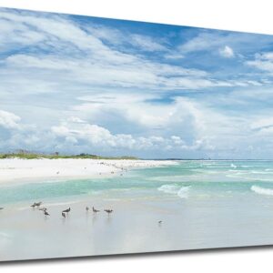 NINEASO Sea Beach Canvas Wall Art Aqua Ocean Pictures...