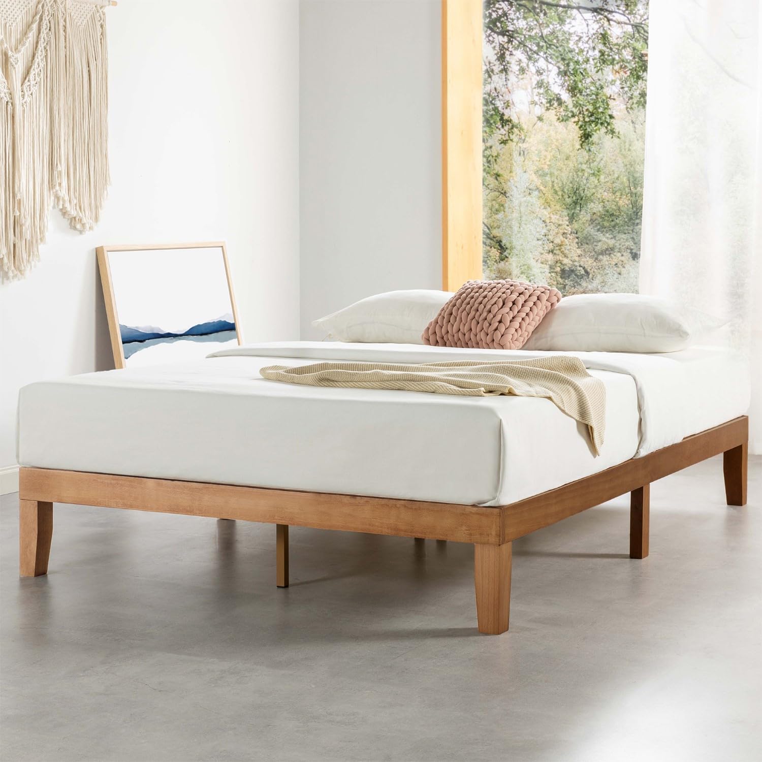 Mellow Naturalista Classic - 12 Inch Solid Wood Platform... Mellow Naturalista Classic - 12 Inch Solid Wood Platform...