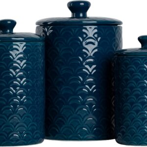 10 Strawberry Street Kitchen Canister, 3 Piece Set,...