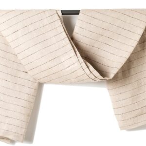 Linen Striped Bath Towel 30x53 with Hanging Loop- Highly...