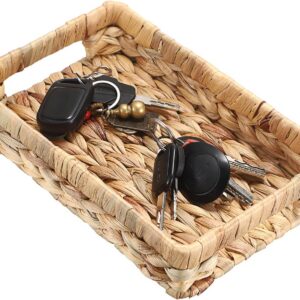 Hipiwe Small Keys Basket for Entryway Table Decorative...