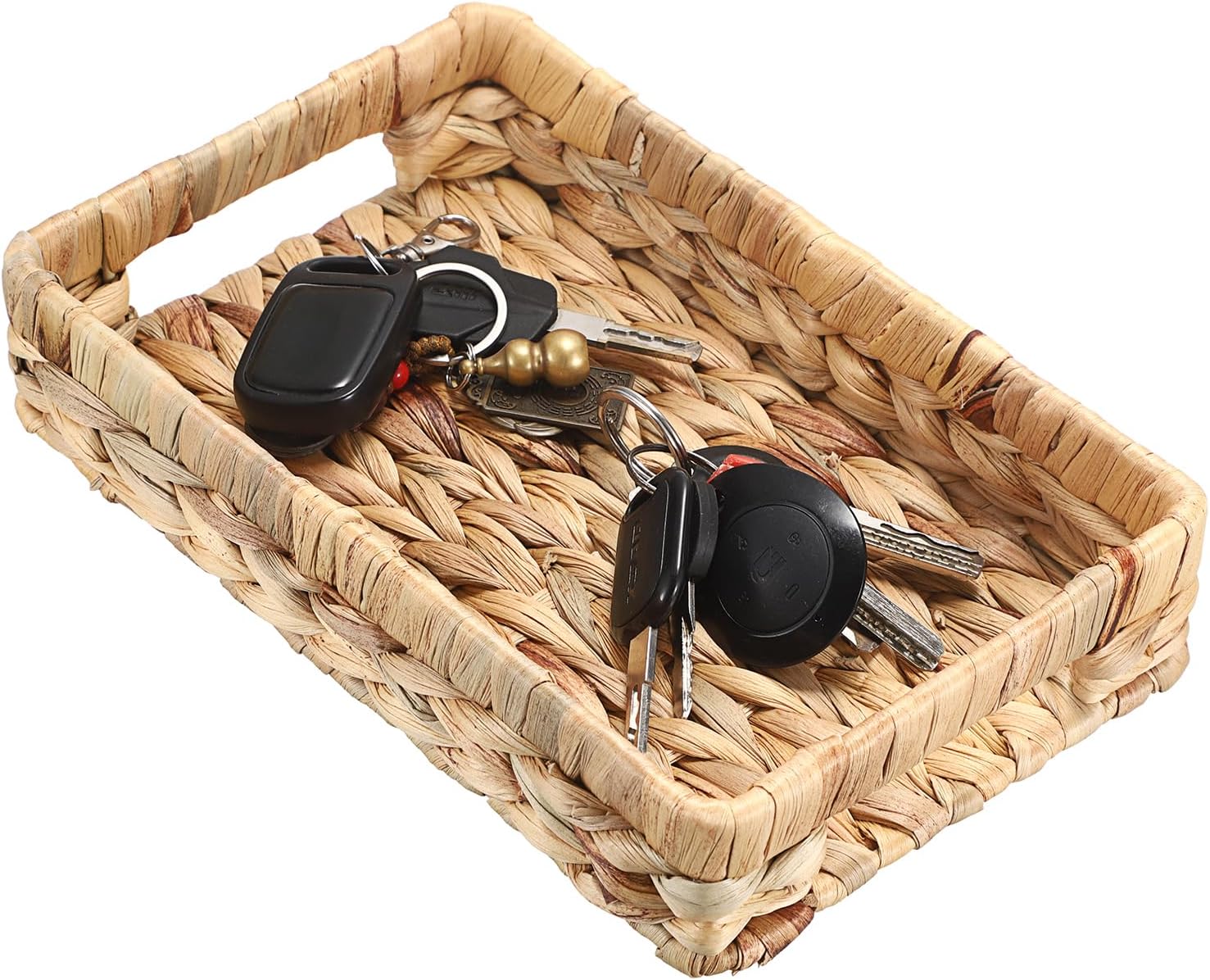 Hipiwe Small Keys Basket for Entryway Table Decorative... Hipiwe Small Keys Basket for Entryway Table Decorative...