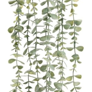 Der Rose Fake Eucalyptus Hanging Plant for Boho Bathroom...
