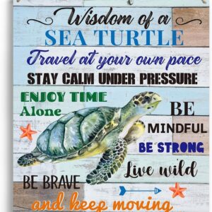 YCYD Sea Turtle Decor, Friends Inspirational Turtle...