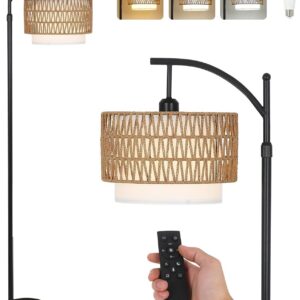 Arc Floor Lamp for Living Room with 3 Color...