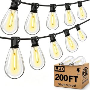 Tenmiro 200FT Outdoor String Lights, Ultra Long LED...