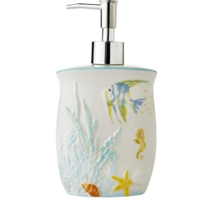 SKL Home Ocean Watercolor Soap Dispenser, Multi
