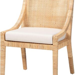 Bali & pari Alexis Natural Rattan Dining Chair -...