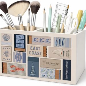Coastal Beach Pen Pencil Holder for Desk Accessories...