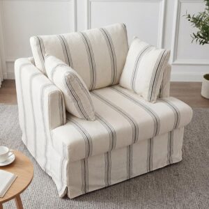 Coastal Removable Accent Chair for Living Room, 40",...
