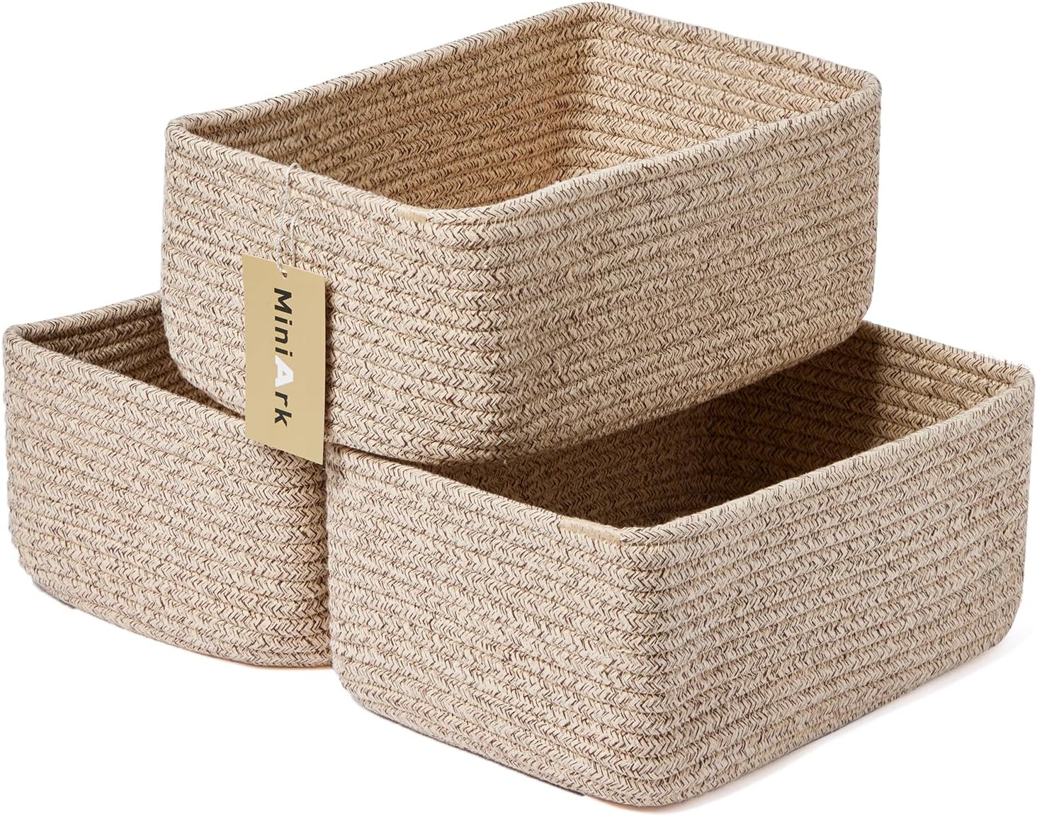 MiniArk Small Storage Baskets for Organizing | Closet... MiniArk Small Storage Baskets for Organizing | Closet...