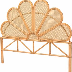 Bali & pari Flower Modern Bohemian Honey Rattan King...