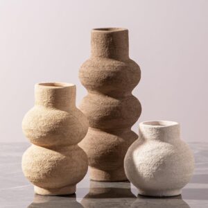 Ceramic Vase Home Table Decor - Flower Vase Set of 3...