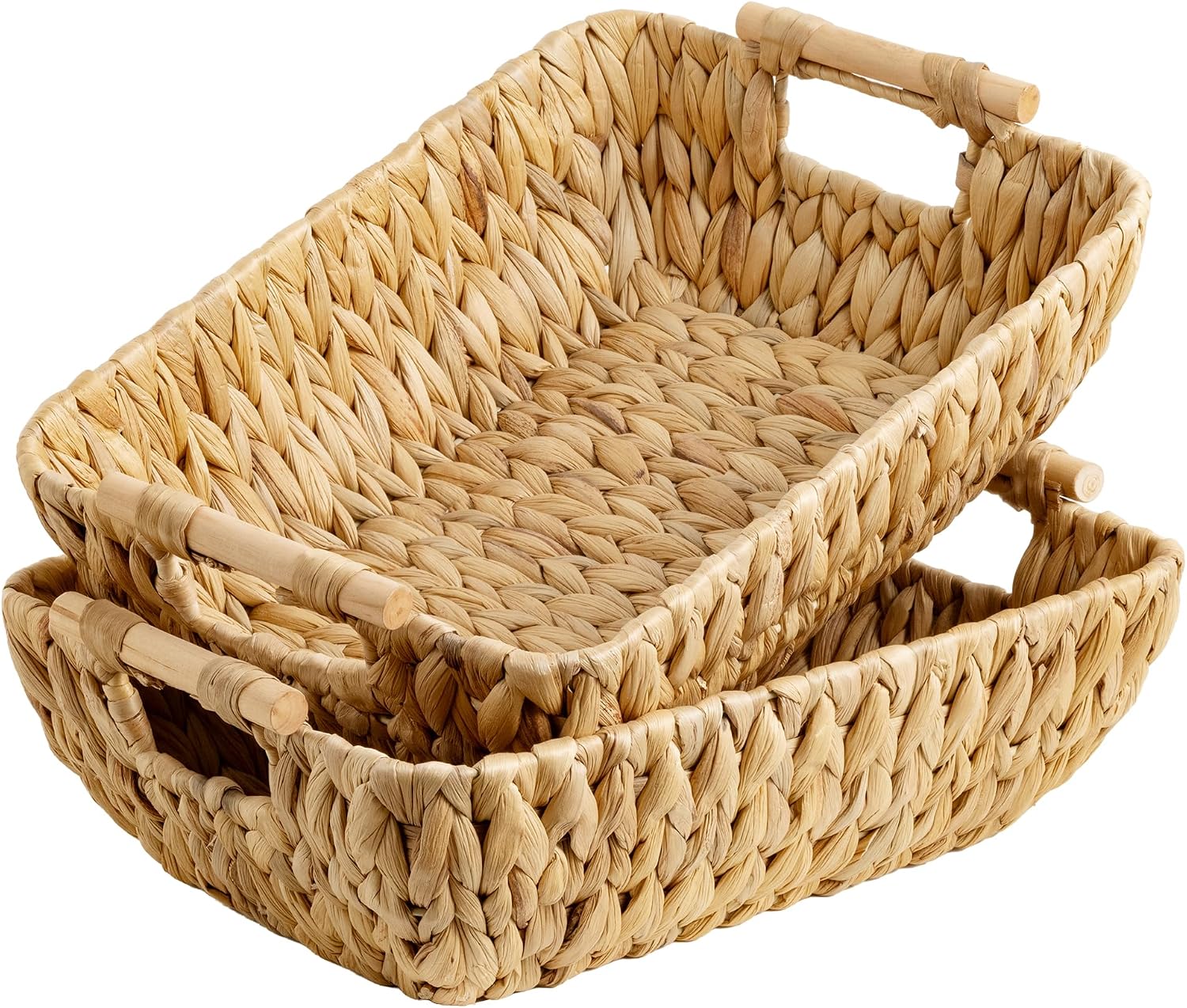 StorageWorks Wicker Baskets for Organizing, Water... StorageWorks Wicker Baskets for Organizing, Water...