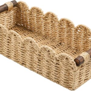 Bathroom Decor Basket for Toilet Paper Storage Baskets...
