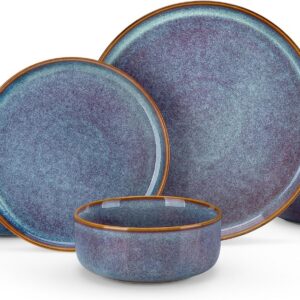 vancasso PLAYA Plates and Bowls Sets, 12 Pieces...