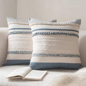 Cethom Boho Throw Pillow Covers 18x18 Inch Set of 2,...