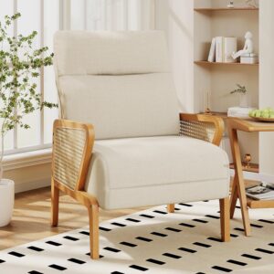 Alunaune Upholstered Living Room Chairs Accent Chair...