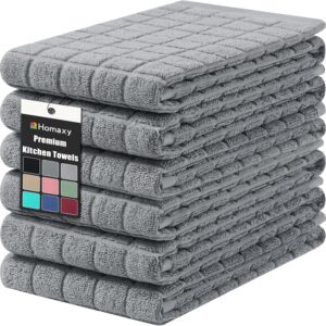 Homaxy Premium Ring Spun Cotton 390 GSM Kitchen Towels,...