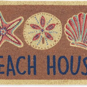 DII Heavy Duty Coir Doormat with Nonslip Vinyl Backing,...