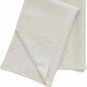 Solino Home 100% Pure Linen Tea Towels Light Natural, 17...