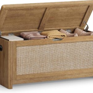 VASAGLE ELLAN Collection - Boho Storage Bench with...