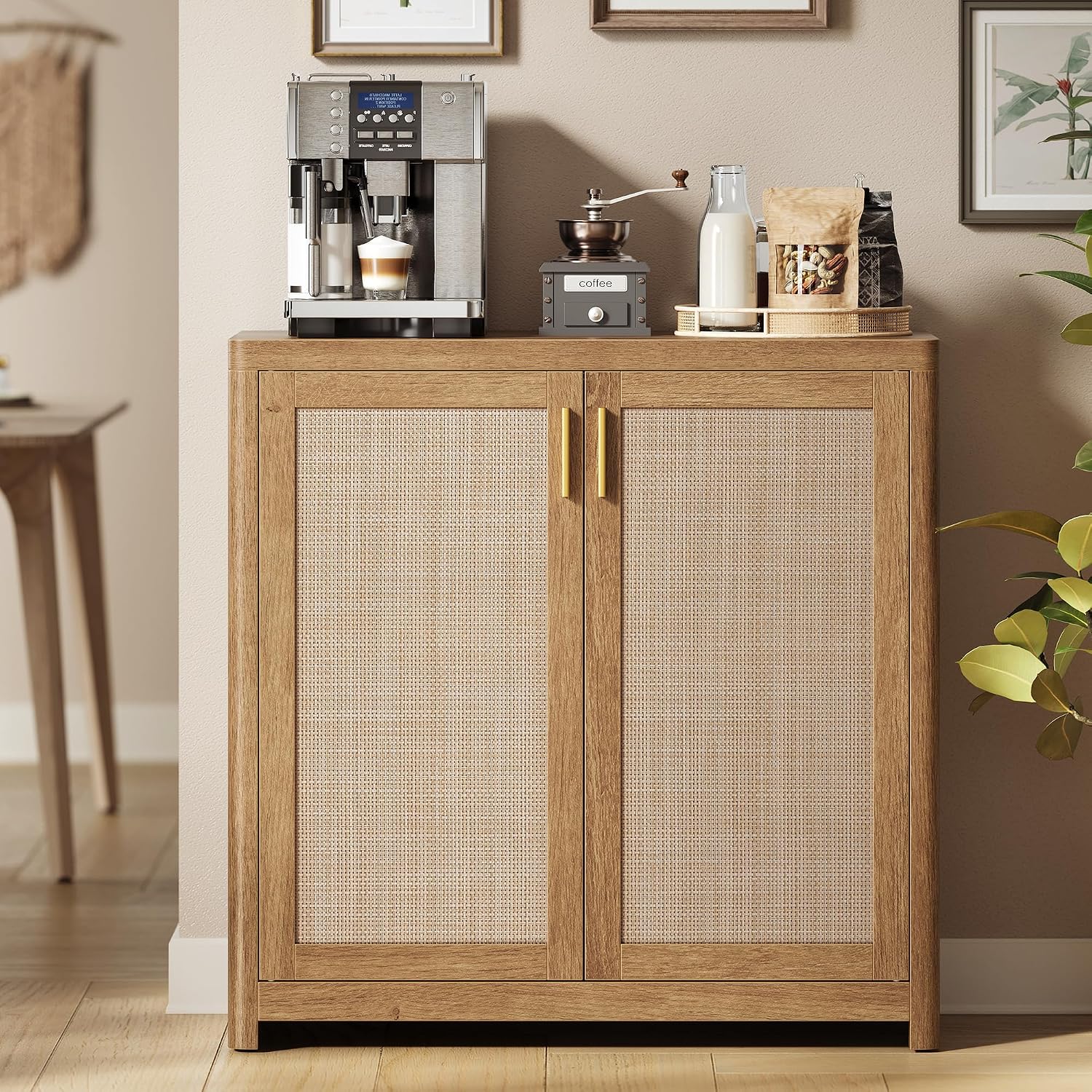 VASAGLE ELLAN Collection - Boho Buffet Cabinet with... VASAGLE ELLAN Collection - Boho Buffet Cabinet with...