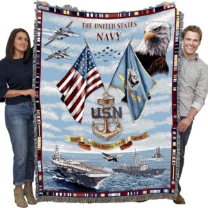 Pure Country Weavers PCW - US Navy Blanket - Gift...